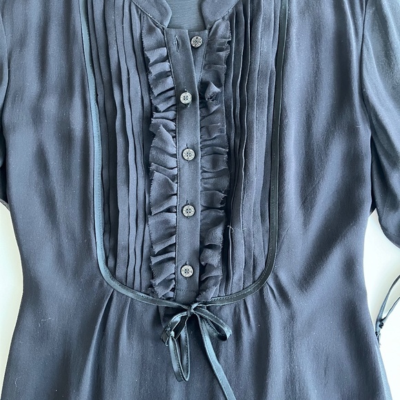 NWT Pinko Silk Perfect Little Black Dress Size 6 - Picture 8 of 10